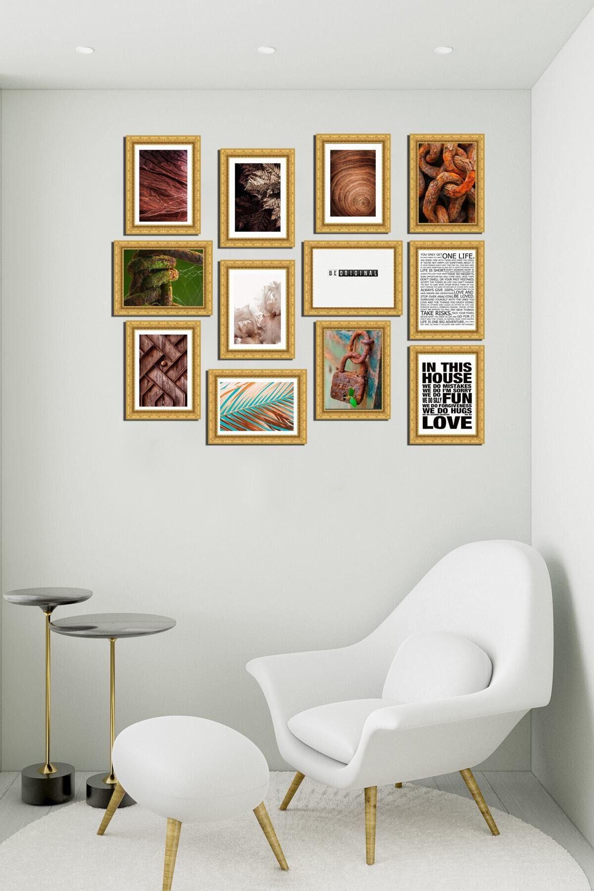 Modern Style 12 Parçalı Mdf Tablo Mck090