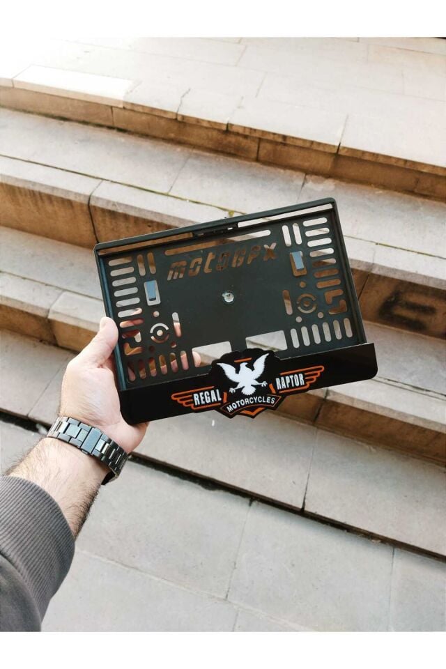 MOTORSİKLET PLAKALIK REGAL RAPTOR | MOTOR PLAKALIK | KİŞİYE ÖZEL PLAKALIK