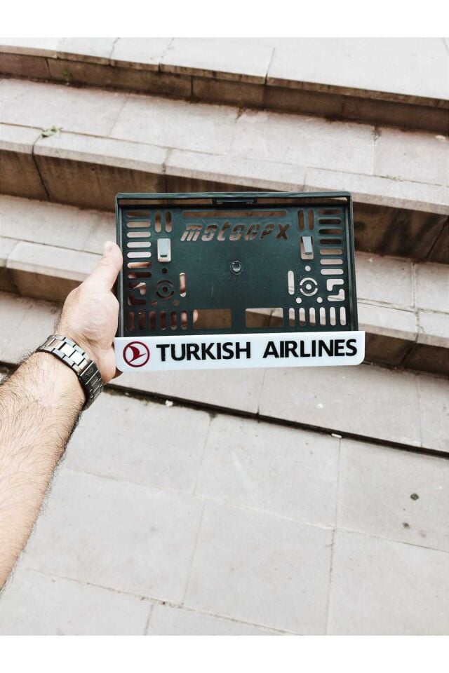 Motorsiklet Plakalık TURKISH aırlınes Lazer Kesim Pleksi plakalık | kişiye özel plakalık Uyumlu