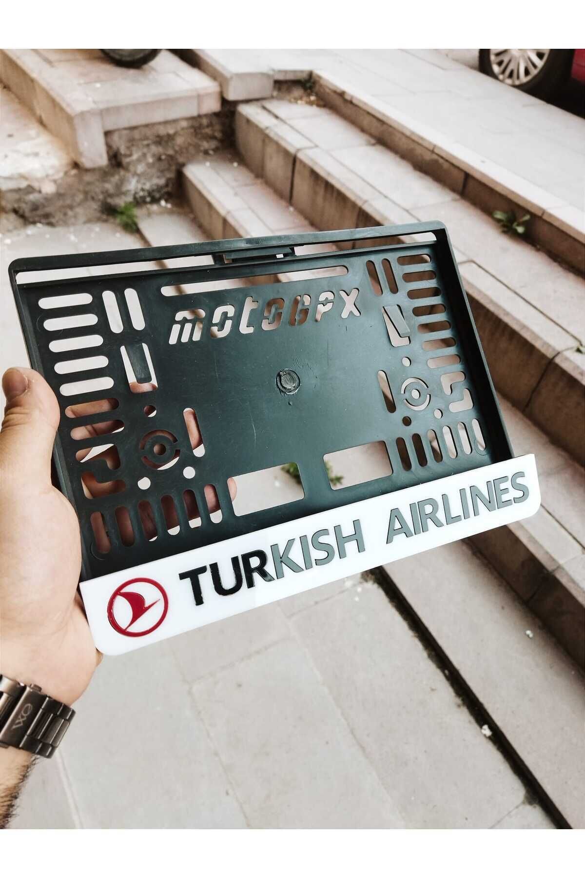 Motorsiklet Plakalık TURKISH aırlınes Lazer Kesim Pleksi plakalık | kişiye özel plakalık Uyumlu