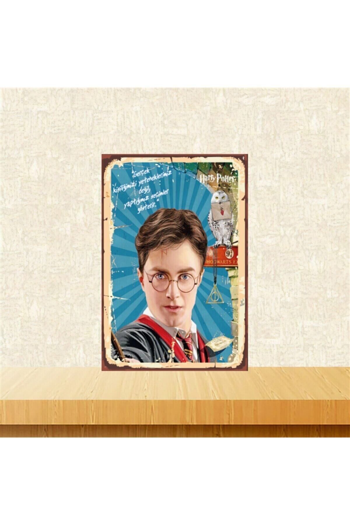 Harry Potter Gerçek Kişiliğinizi 20-30 Cm Retro Ahşap Tablo Tkfx5839