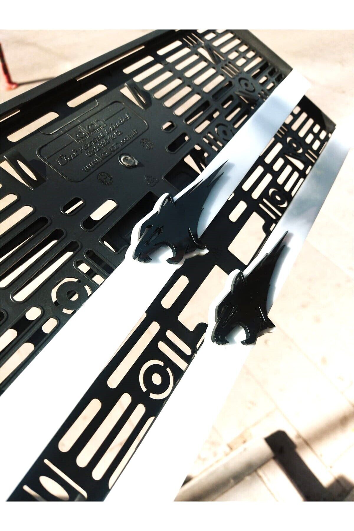 Plakalık Lazer Kesim Pleksi ( 2 Adet )| Kişiye Özel Plakalık | Isimli Plakalık | Jaguar