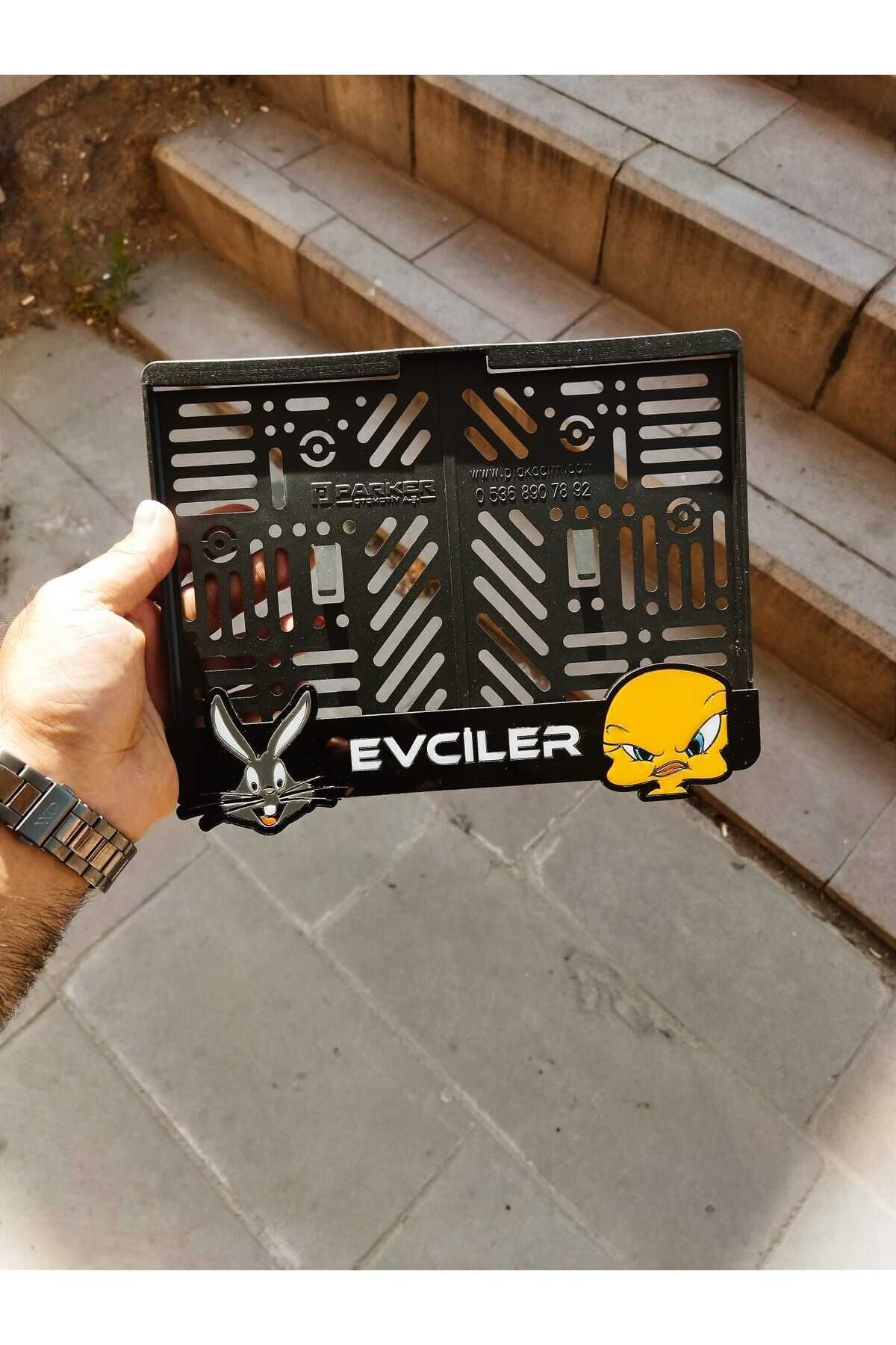 Motorsiklet Plakalık Bugs Bunny Lazer Kesim Pleksi plakalık | kişiye özel plakalık Uyumlu