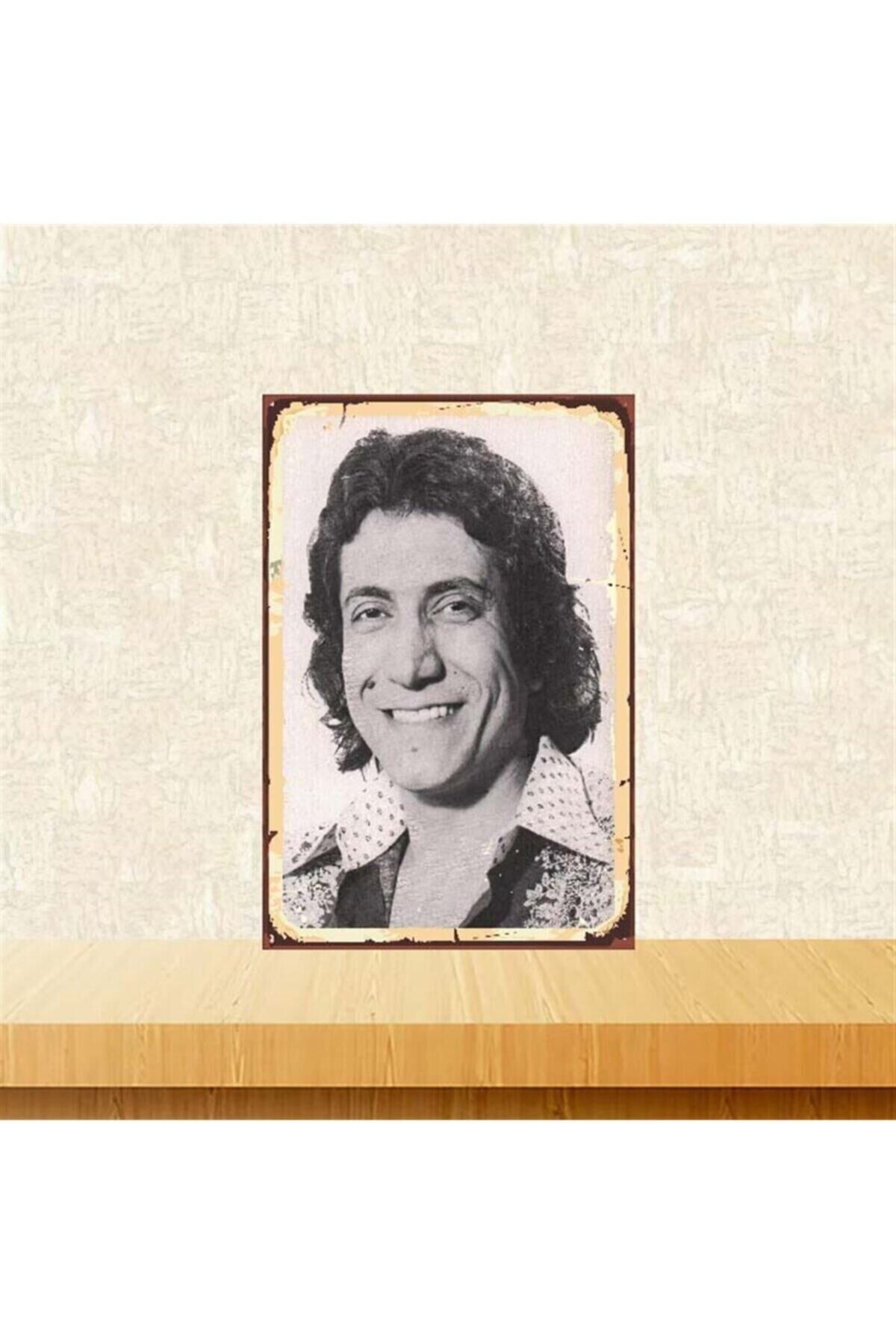 Izzet Altınmeşe 20-30 cm Retro Ahşap Poster Tkfx3879