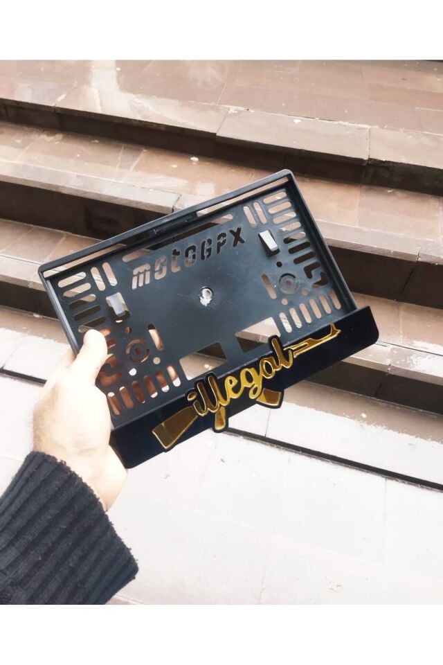 Motorsiklet Plakalık Lazer Kesim Pleksi / Illegal | Motor Plakalık | Isimli Plakalık