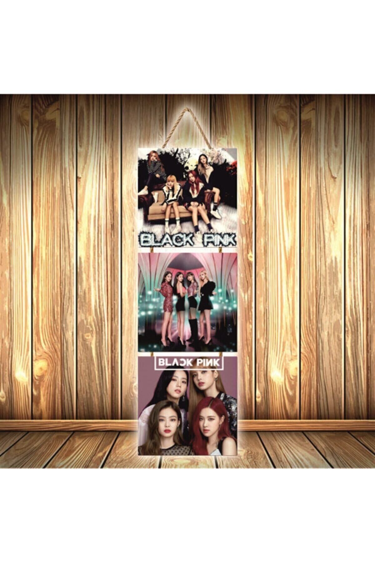 Blackpink Tasarımlı Retro Ahşap Poster Ü294