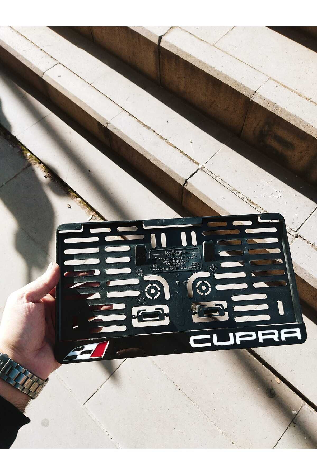 Lazer Kesim Pleksi (1 Adet Kare Araç için) CUPRA uyumlu KİŞİYE ÖZEL PLAKALIK|İSİME ÖZEL PLAKALIK