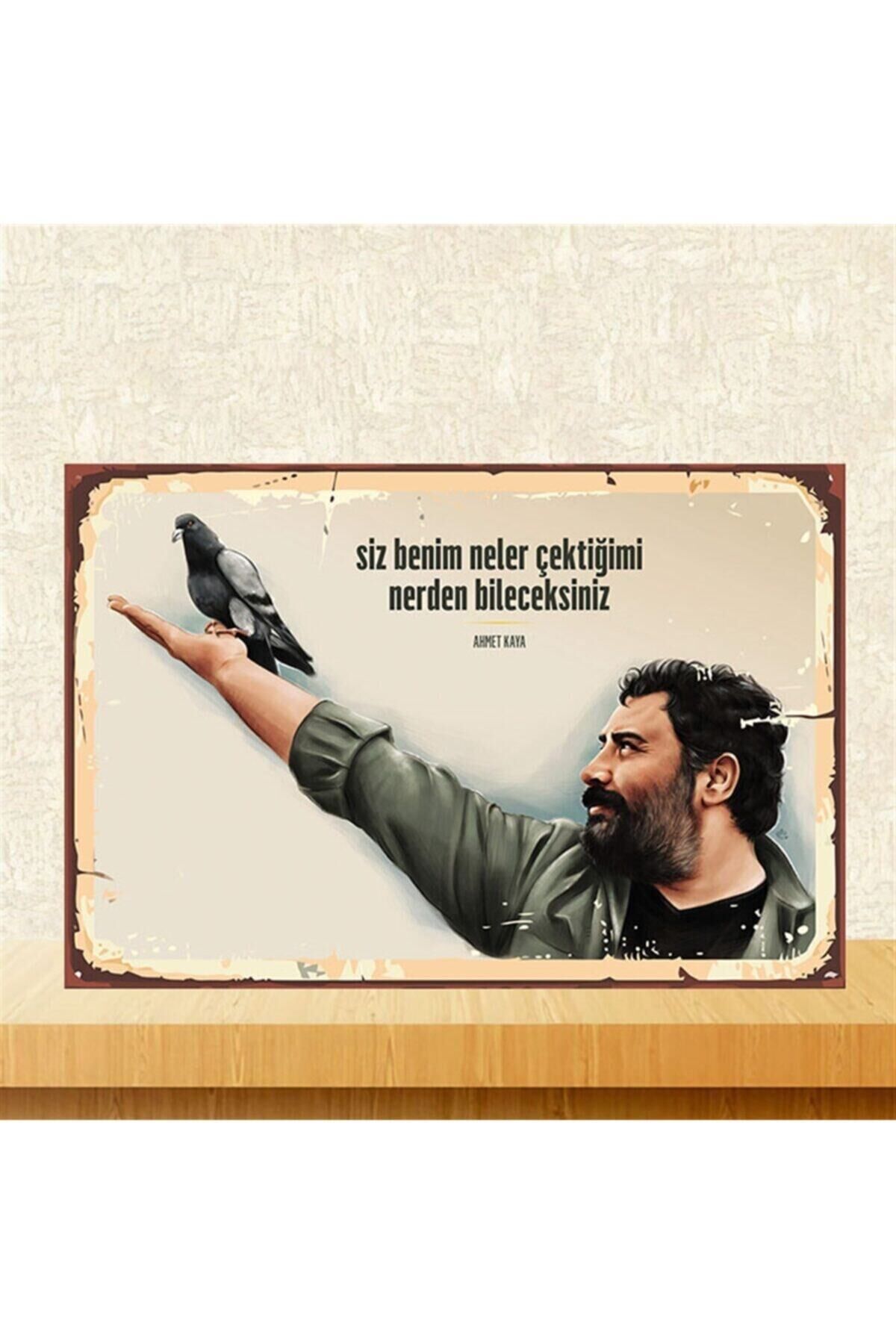 20-30 Cm Retro Ahşap Poster