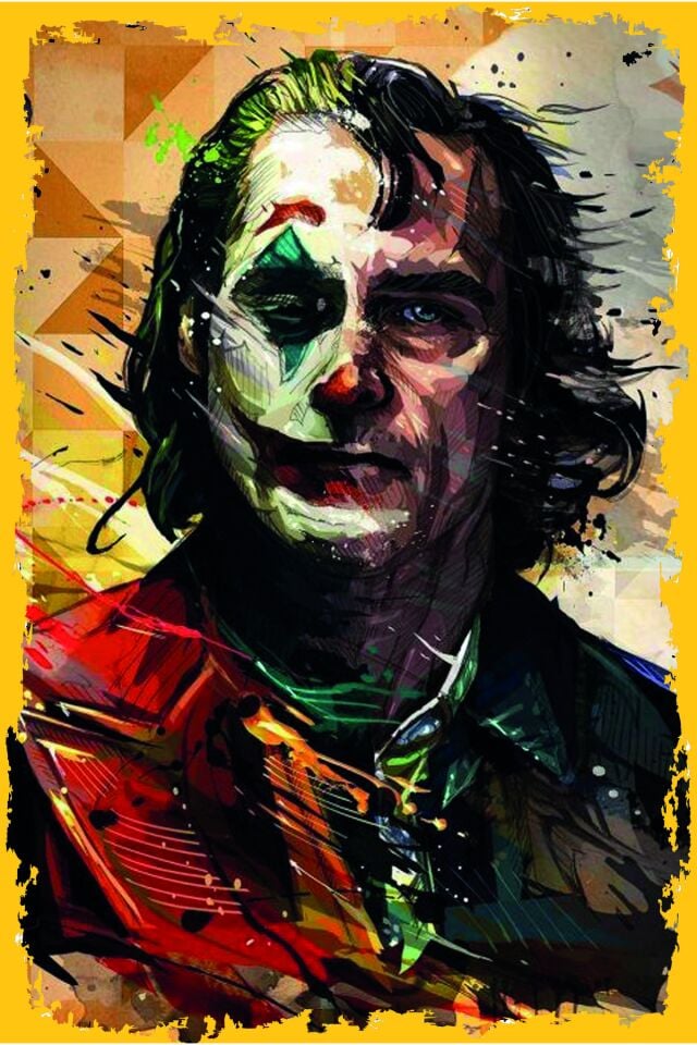 Joker Retro Ahşap Duvar Poster 20x30