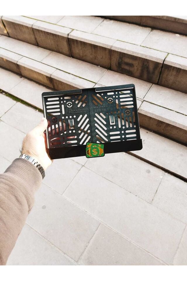 Motorsiklet Plakalık DOLAR Lazer Kesim Pleksi plakalık | kişiye özel plakalık Uyumlu