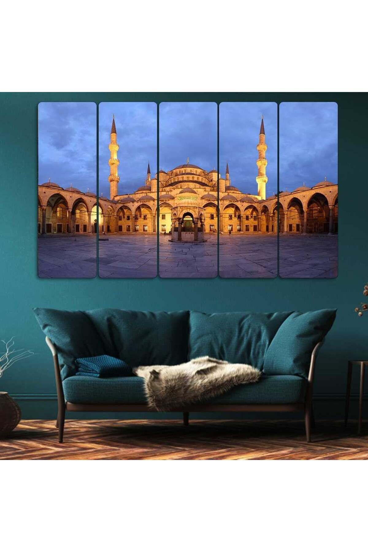 Sultan Ahmet Camii, İstanbul - 5 Parçalı Dini Tablo