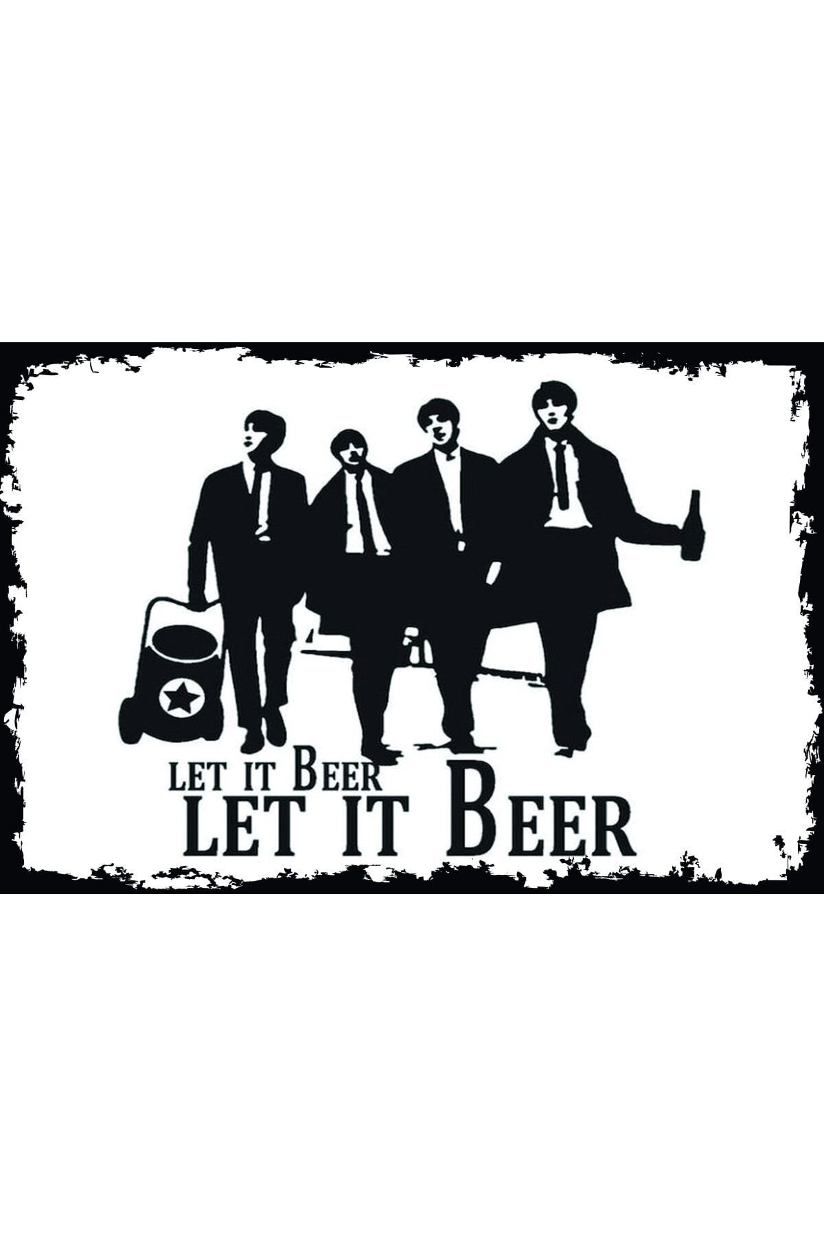 Retro Ahşap Duvar Poster 20x30 cm