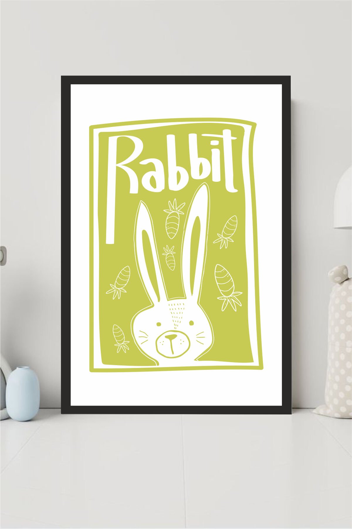 Çocuk Odası Tasarımlı Çerçeve Görünümlü Mdf Tablo