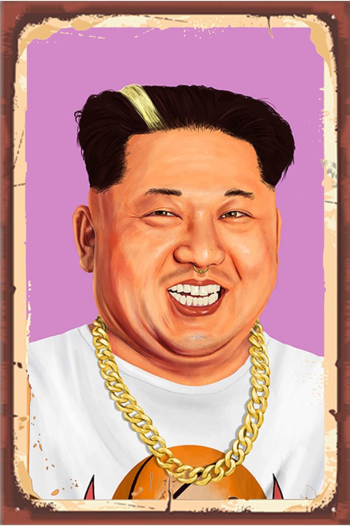 Retro Ahşap Duvar Poster 20x30