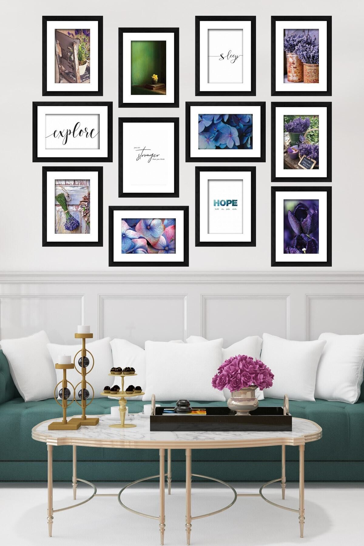 Modern Style 12 Parçalı Mdf Tablo Mck007