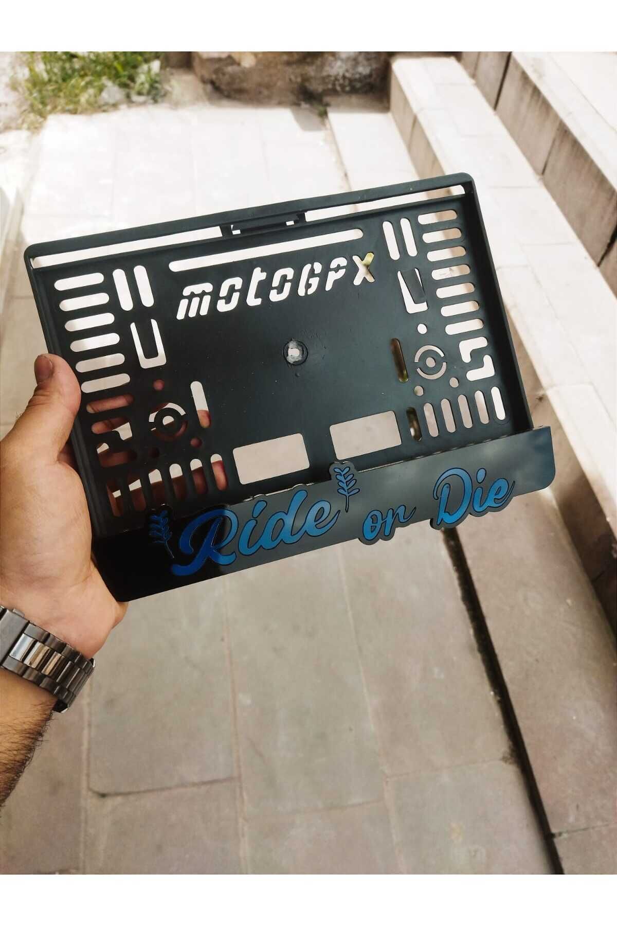 Motor Plakalık 'sür Yada Öl' Takmatik Lazer Kesim Pleksi ( 1 Adet ) | Motorsiklet Plakalık