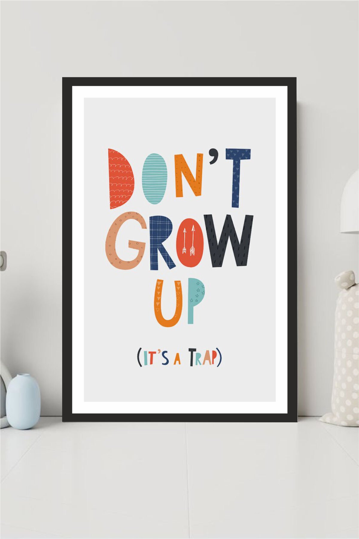 Çocuk Odası Tasarımlı Çerçeve Görünümlü Mdf Tablo