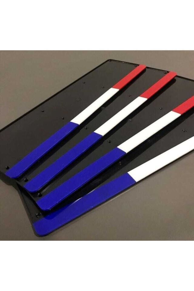 Fransız Pleksi Plakalık Ön Arka Takım 3d Lazer Kesim