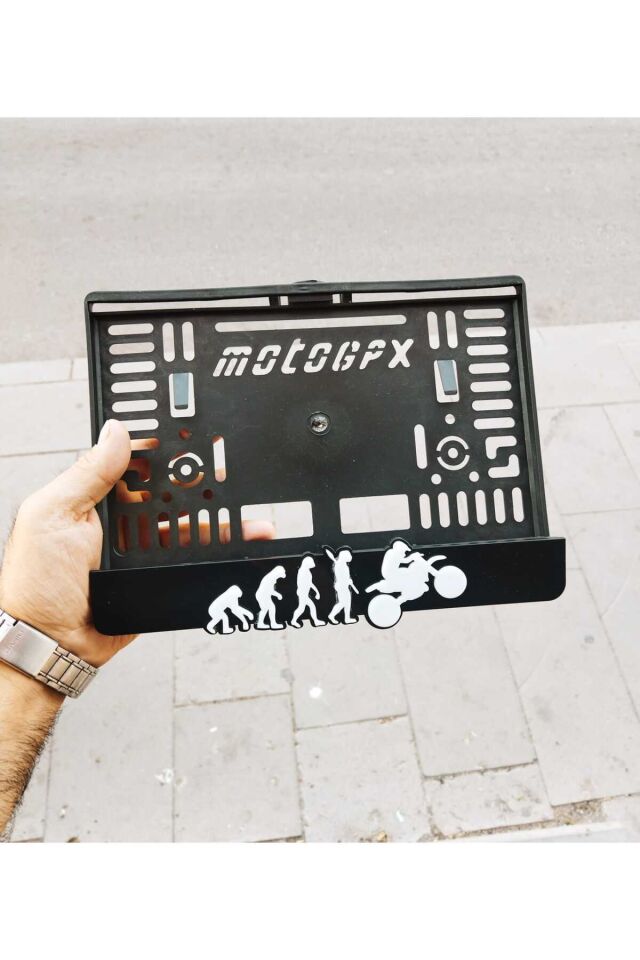 MOTORSİKLET PLAKALIK EVRİM AĞACI LAZER KESİM PLEKSİ