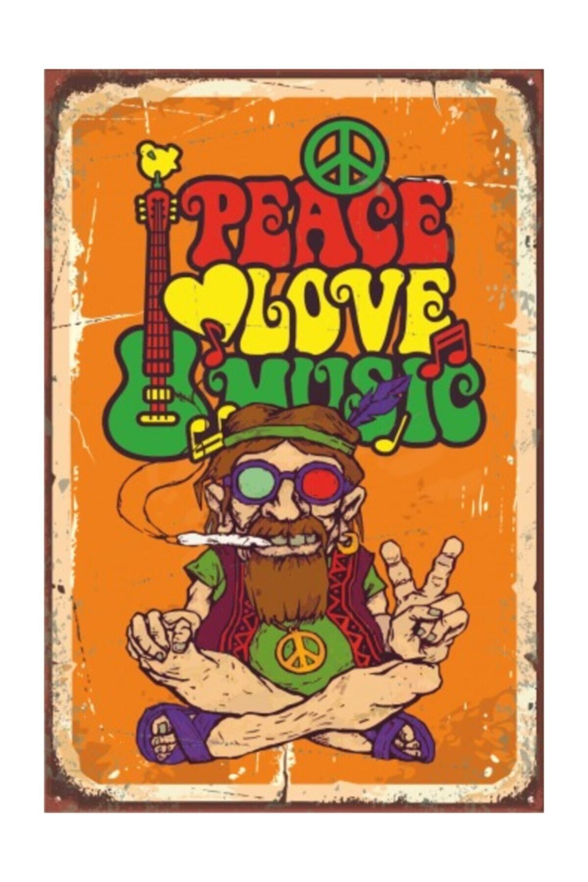 Sus Yapan Hemşire Retro Vintage Ahşap Poster