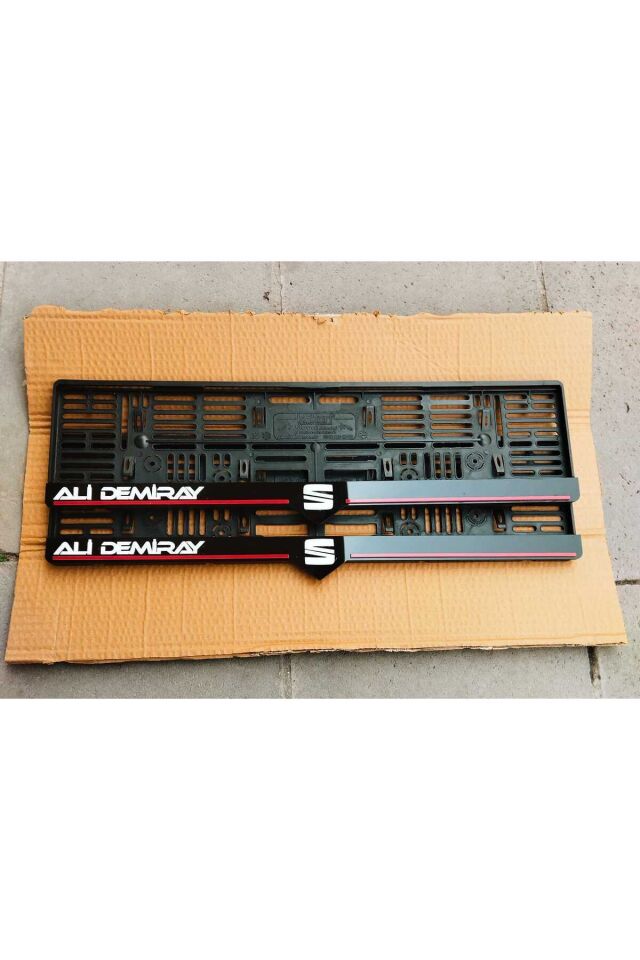 Plakalık Lazer Kesim Pleksi (2 Adet) SEAT LOGOLU KİŞİYE ÖZEL PLAKALIK | İSİME ÖZEL PLAKALIK