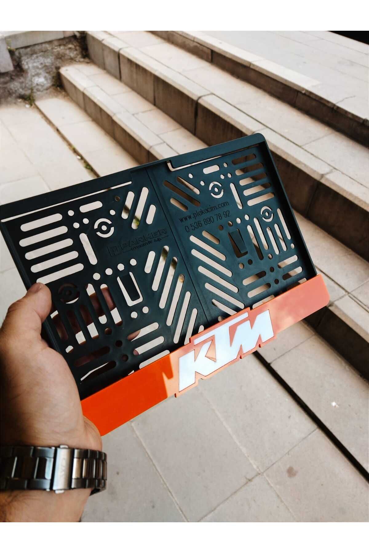 Motorsiklet Plakalık KTM Lazer Kesim Pleksi plakalık | kişiye özel plakalık Uyumlu