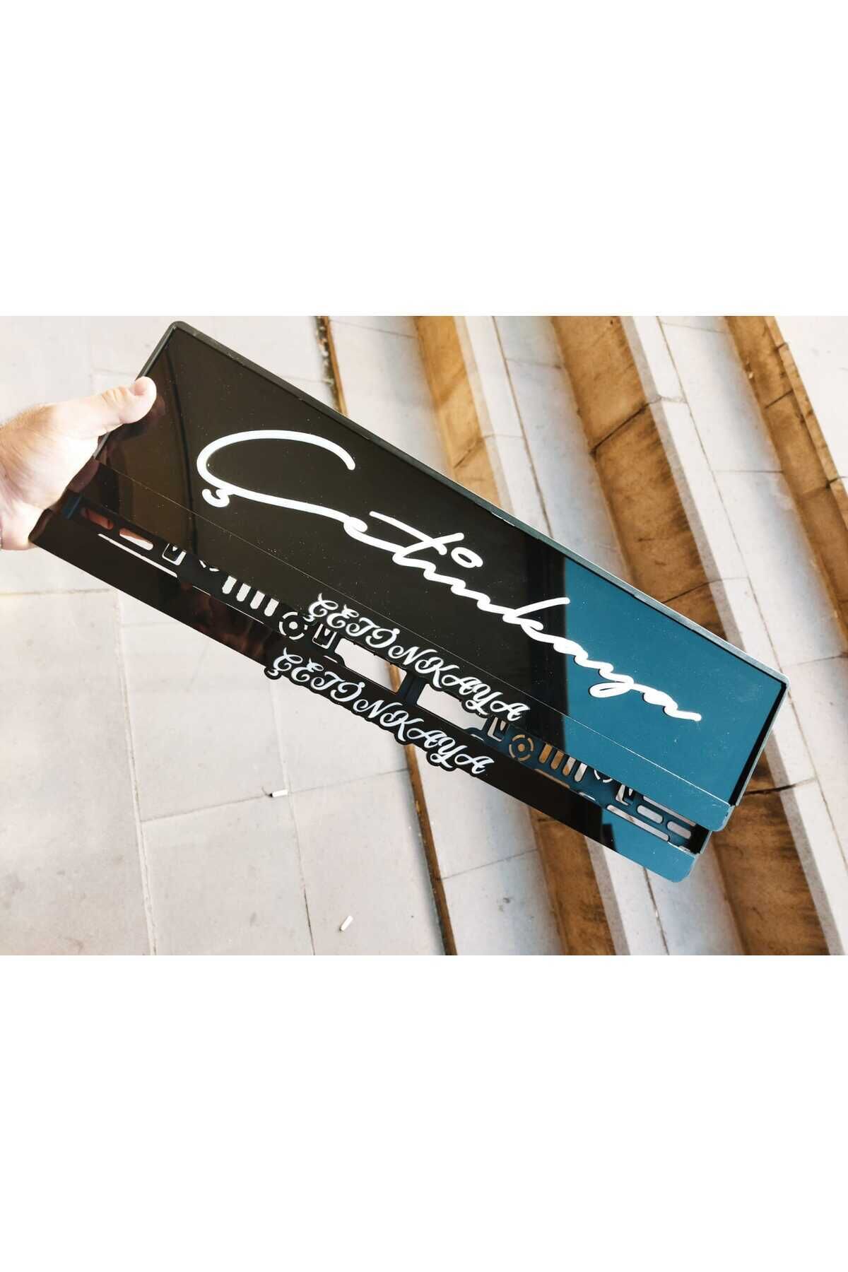 PLAKALIK VE DEKOR PLEKSİ PLAKA ( 2 ADET PLAKALIK VE 1 ADET DEKOR PLAKA ) LAZER KESİM