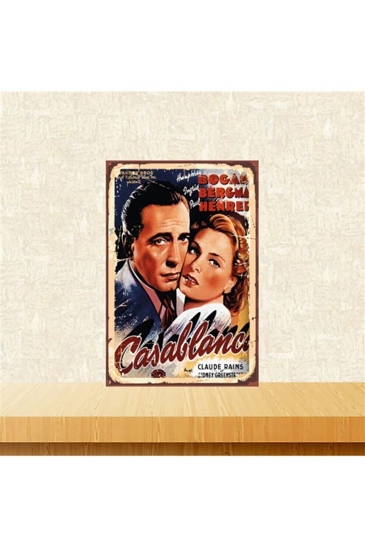 Casablanca 20-30 Cm Retro Ahşap Tablo Tkfx5225