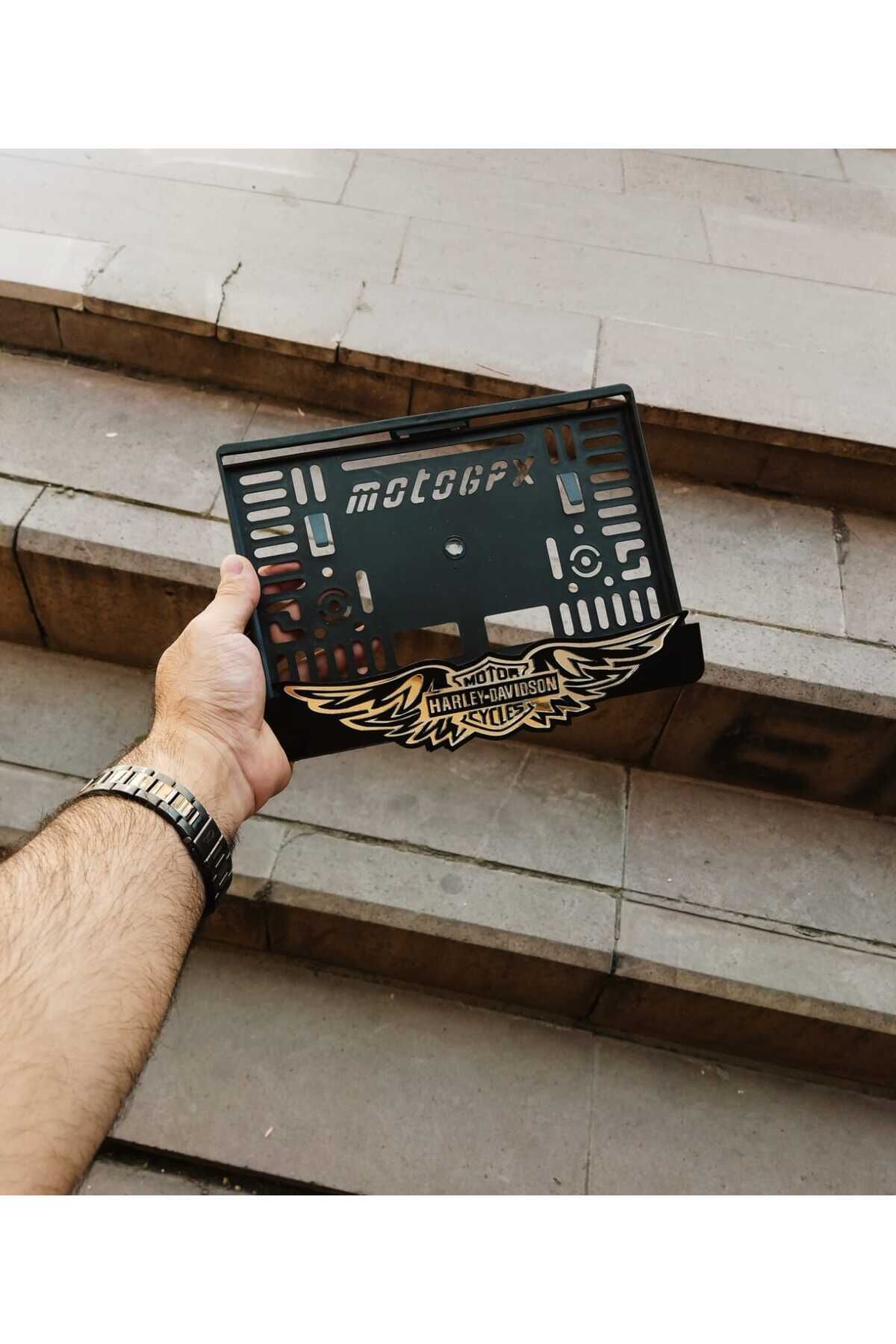 Motorsiklet Uyumlu Plakalık HRLY dvdsn Lazer Kesim Pleksi plakalık | kişiye özel plakalık