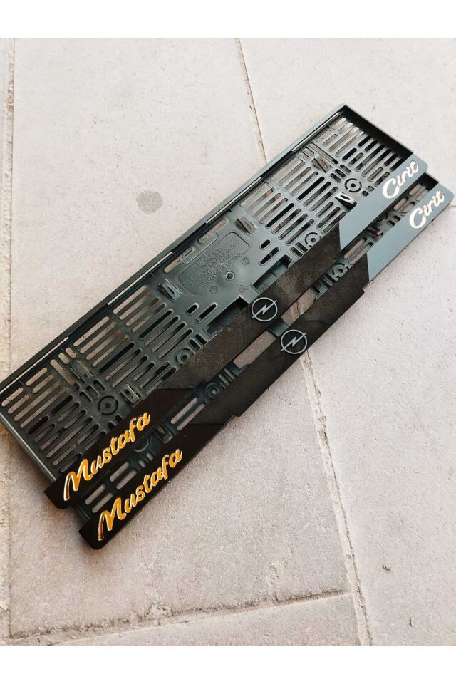 Plakalık Lazer Kesim Pleksi (2 Adet) Mat plakalık Özel seri KİŞİYE ÖZEL PLAKALIK|İSİME ÖZEL PLAKALIK