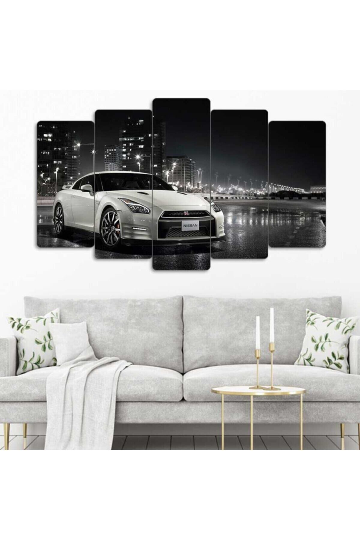 Nissan Gtr - 5 Parçalı Tablo