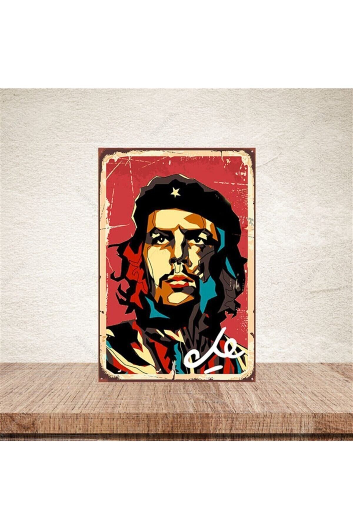 Che 20-30 Cm Retro Ahşap Poster