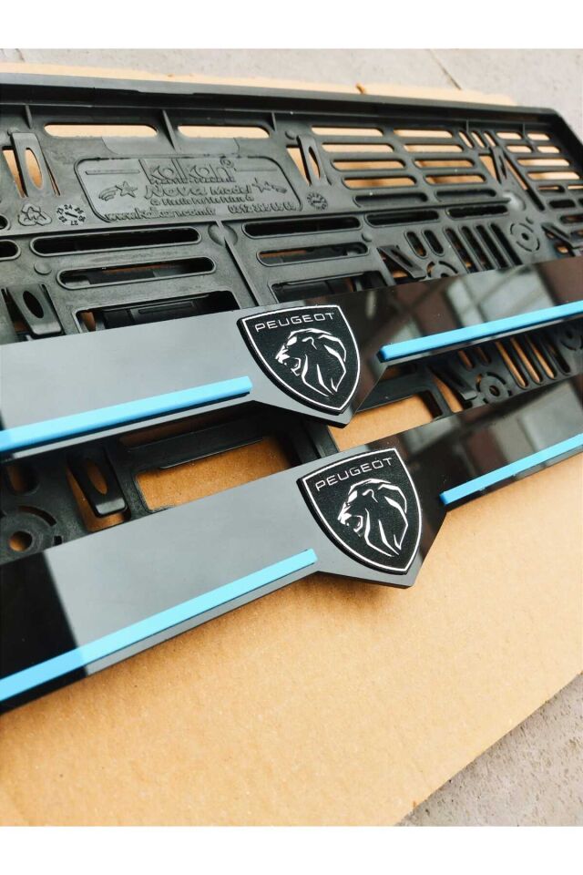 Plakalık Lazer Kesim Pleksi ( 2 Adet ) PEUGEOT logolu KİŞİYE ÖZEL PLAKALIK | İSİME ÖZEL PLAKALIK