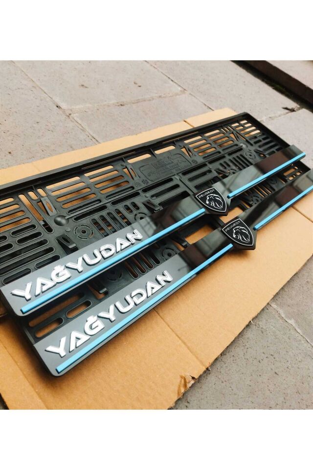 Plakalık Lazer Kesim Pleksi ( 2 Adet ) PEUGEOT logolu KİŞİYE ÖZEL PLAKALIK | İSİME ÖZEL PLAKALIK