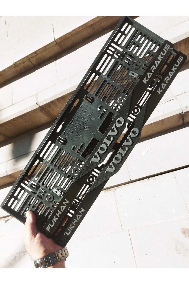 Plakalık Lazer Kesim Pleksi ( 2 ) Adet | özel üretim - mat | VOLVO Uyumlu