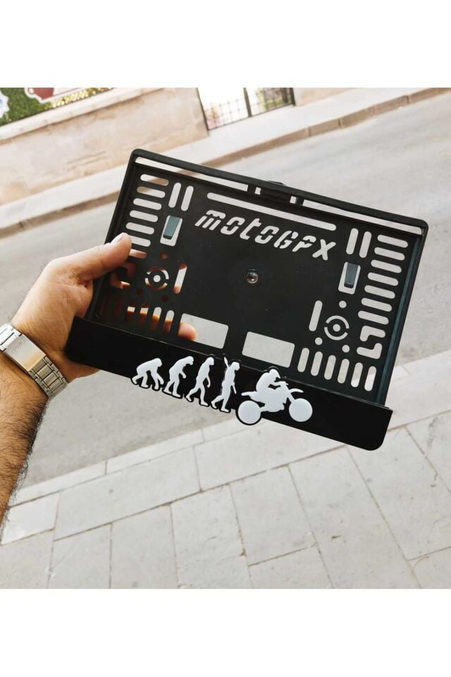 MOTORSİKLET PLAKALIK EVRİM AĞACI LAZER KESİM PLEKSİ