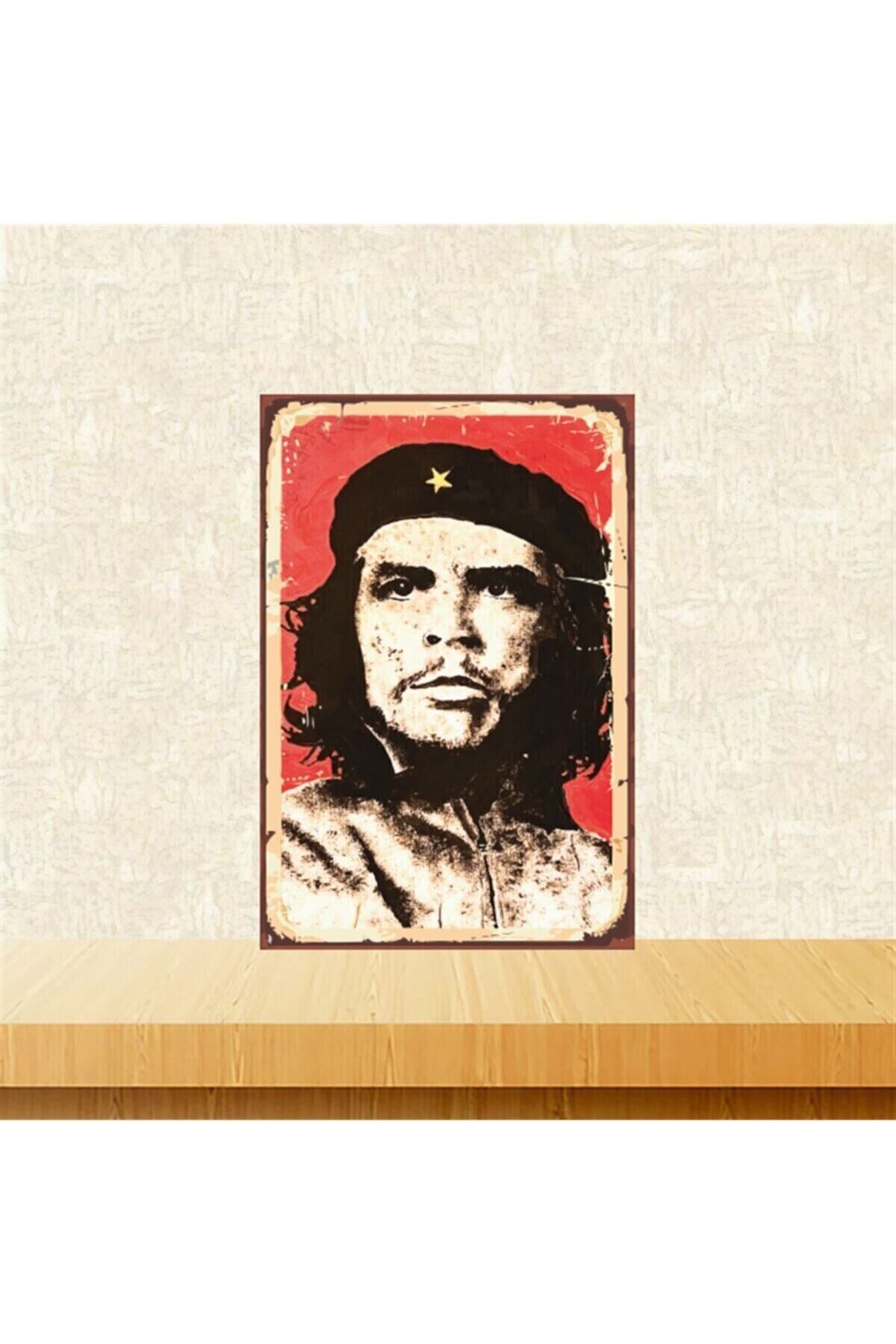 Guerrillero Heroico 20-30 Cm Retro Ahşap Tablo Tkfx4756
