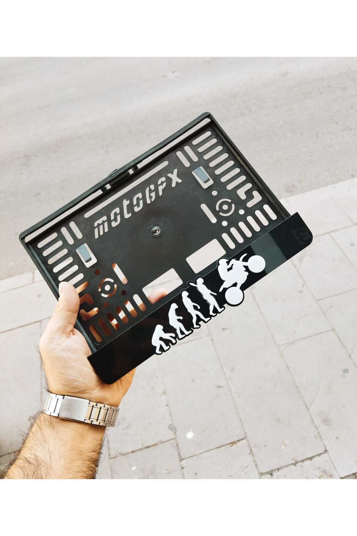 MOTORSİKLET PLAKALIK EVRİM AĞACI LAZER KESİM PLEKSİ