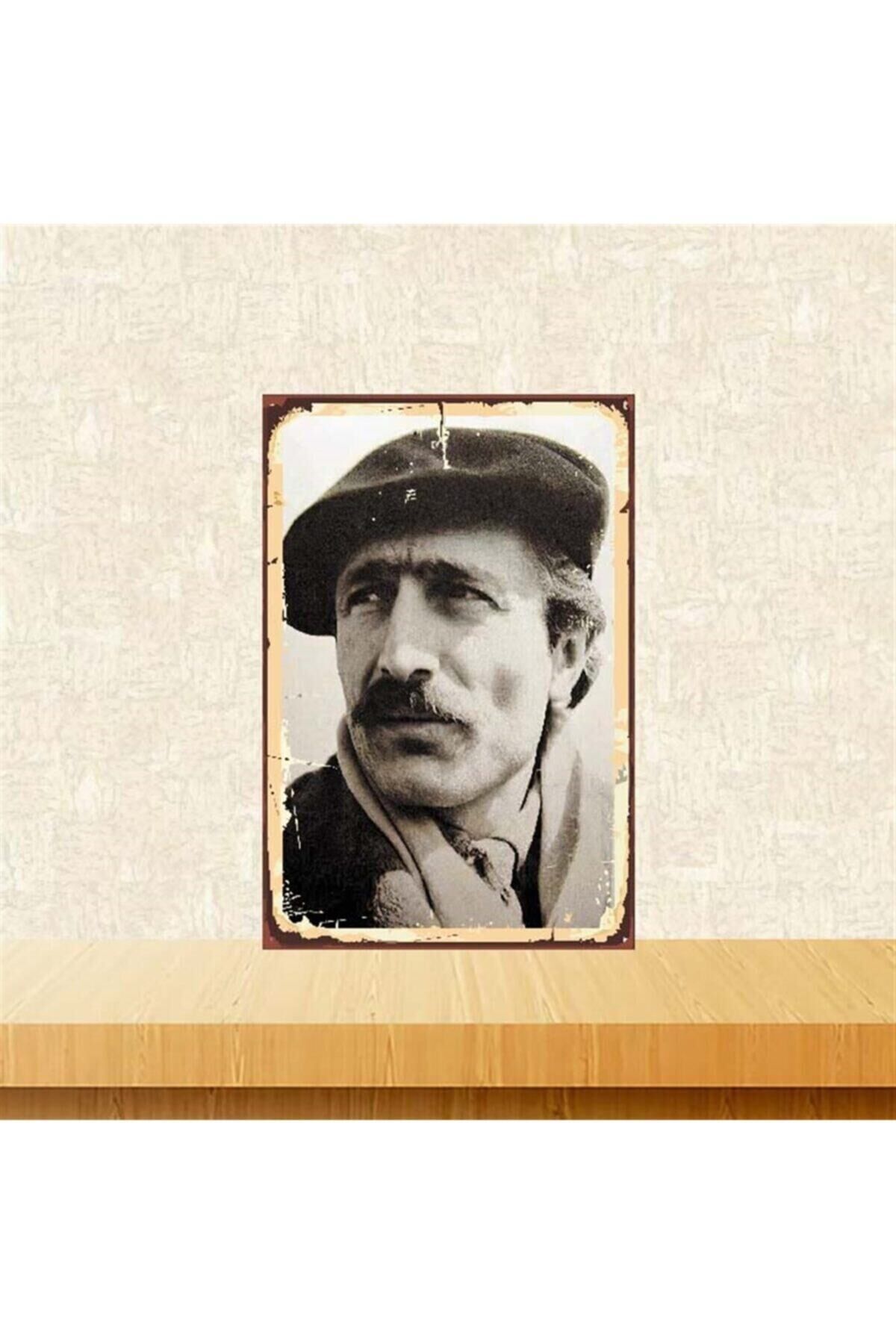 Özdemir Asaf Retro Ahşap Poster 20-30 cm Tkfx4088