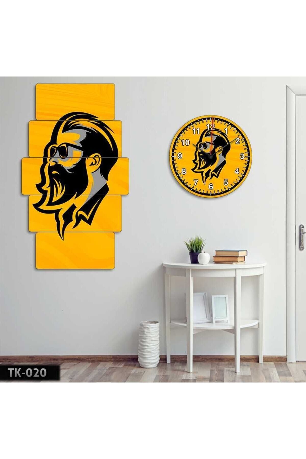 Sarı Berber - Tablo Saat Kombini
