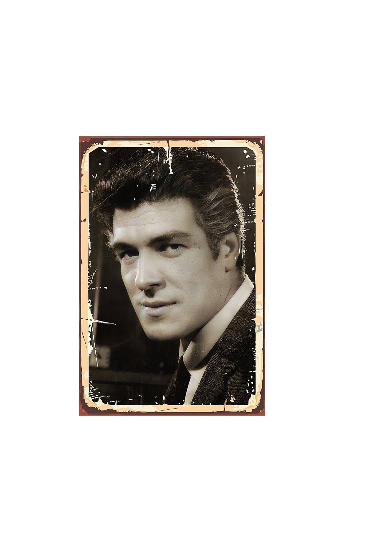 Izzet Günay Tasarımlı 20x30 Cm Retro Ahşap Tablo