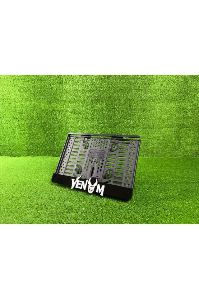 Red Bull Siyah 3d Kabrtmalı Pleksi Motor Plakalığı - 2