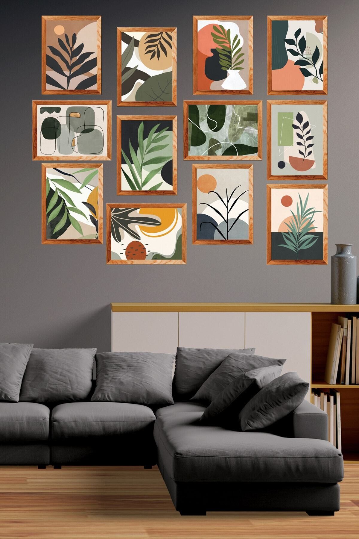 5 Parçalı Çerçeve Görünümlü Mdf Tablo Seti Mck106