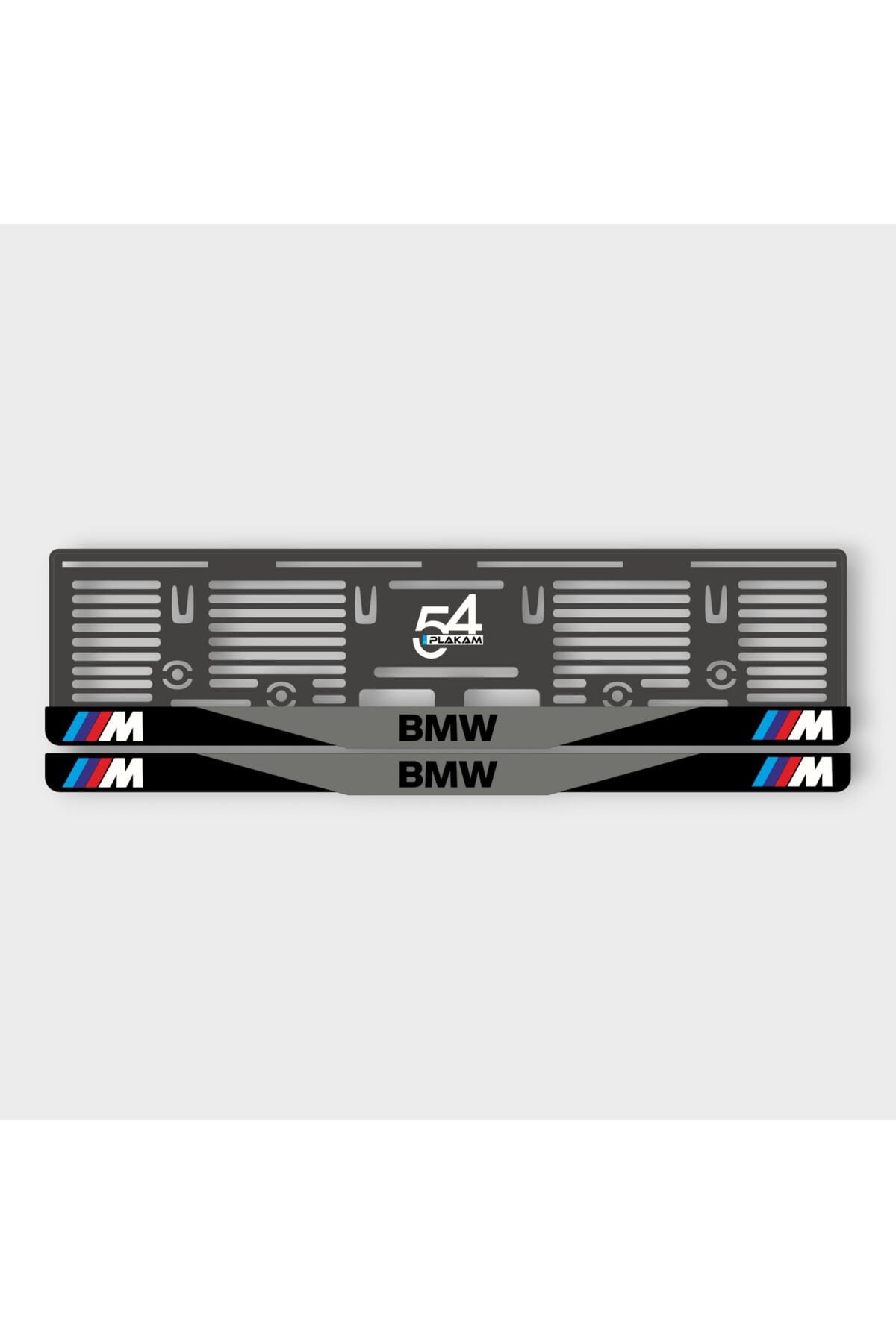 BMW M LOGOLU 3D KABARTMALI PLEKSİ ARABA PLAKALIĞI -2