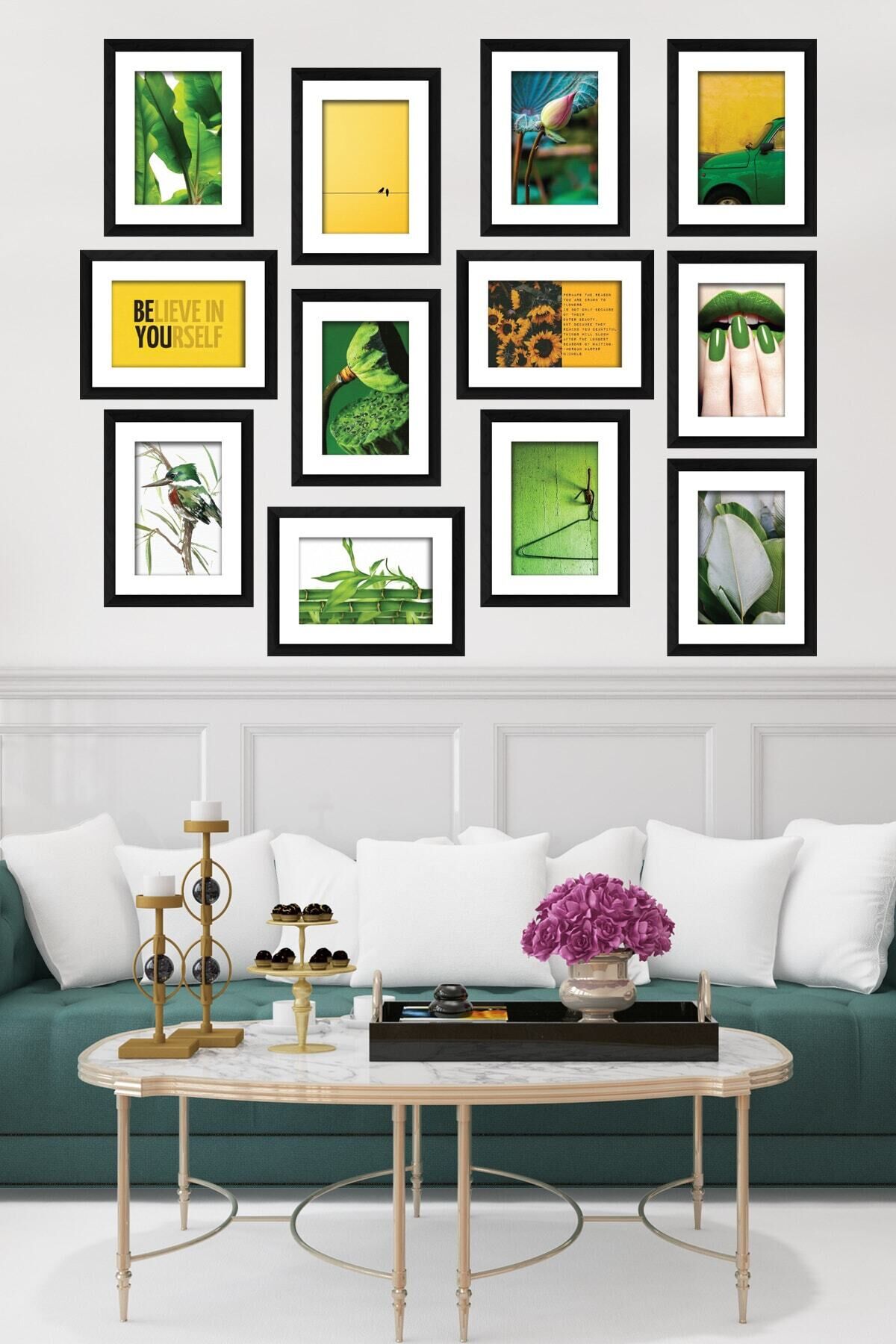 Modern Style 12 Parçalı Mdf Tablo Mck012