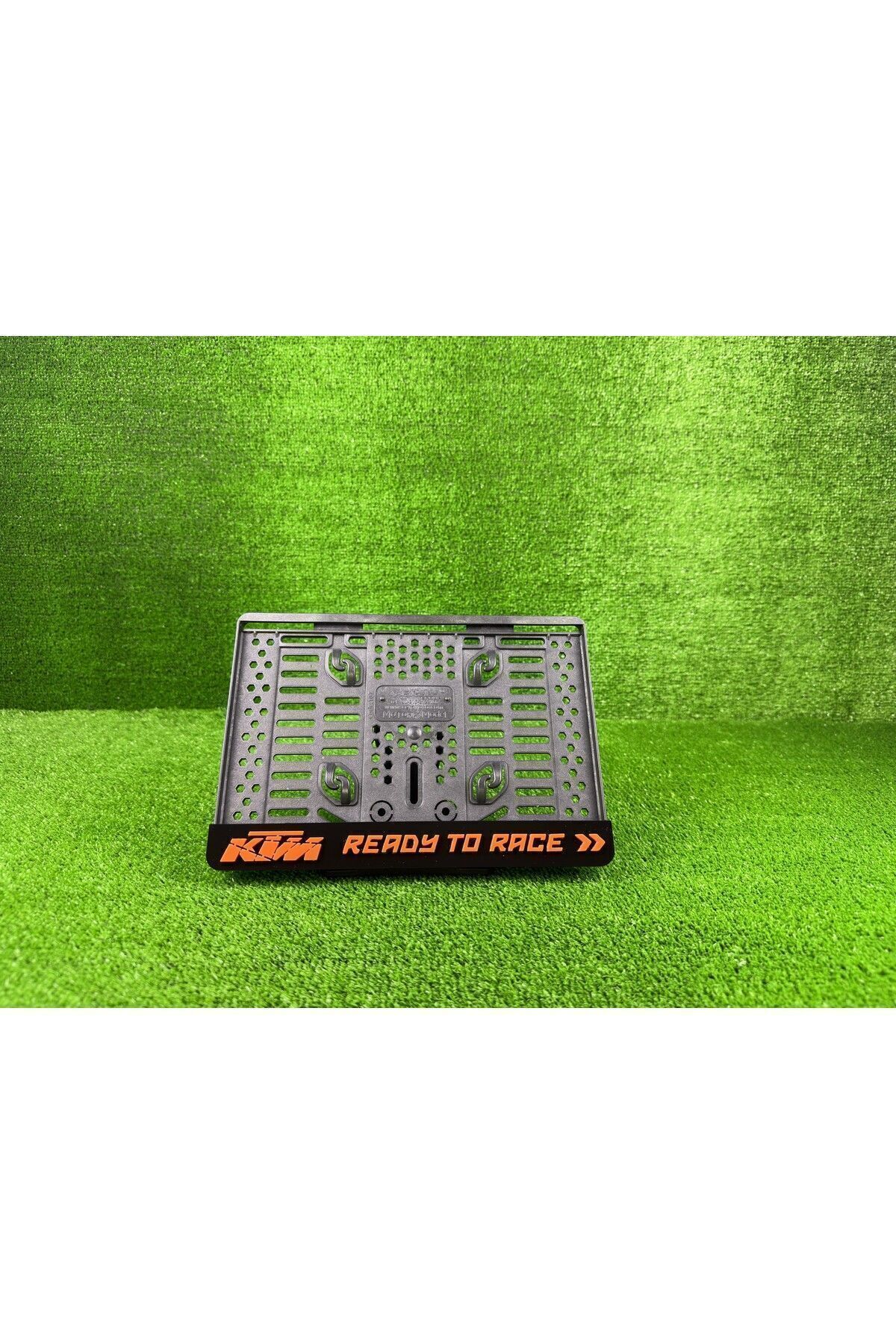 Ktm Ready To Raca Siyah 3d Kabrtmalı Pleksi Motor Plakalığı