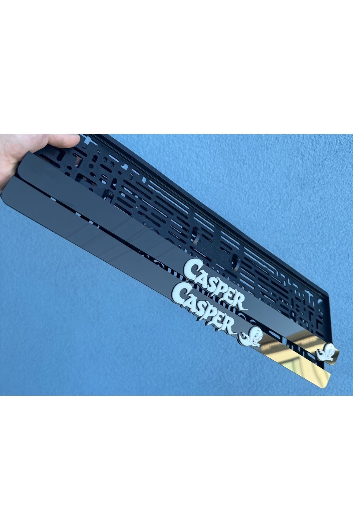 Casper 3d Kabrtmalı Pleksi Araba Plakalığı 1 Takım