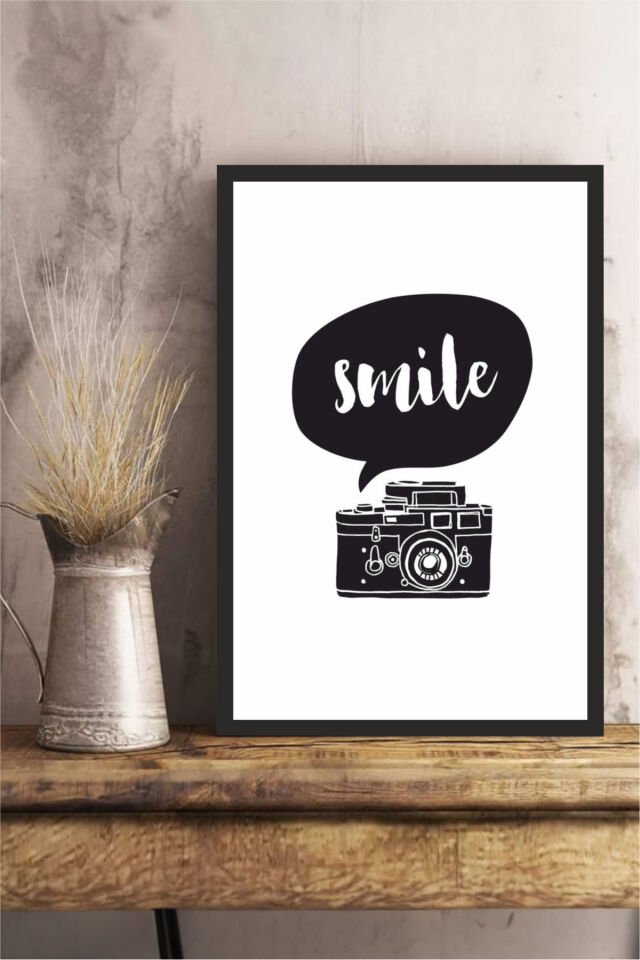 Home Yazılı Ahşap Mdf Çerçeve Görünümlü Mdf Tablo