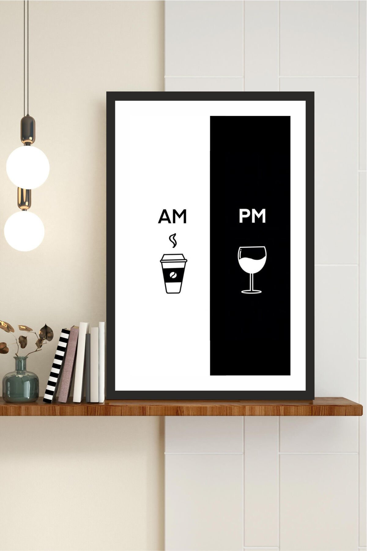 Home Yazılı Ahşap Mdf Çerçeve Görünümlü Mdf Tablo