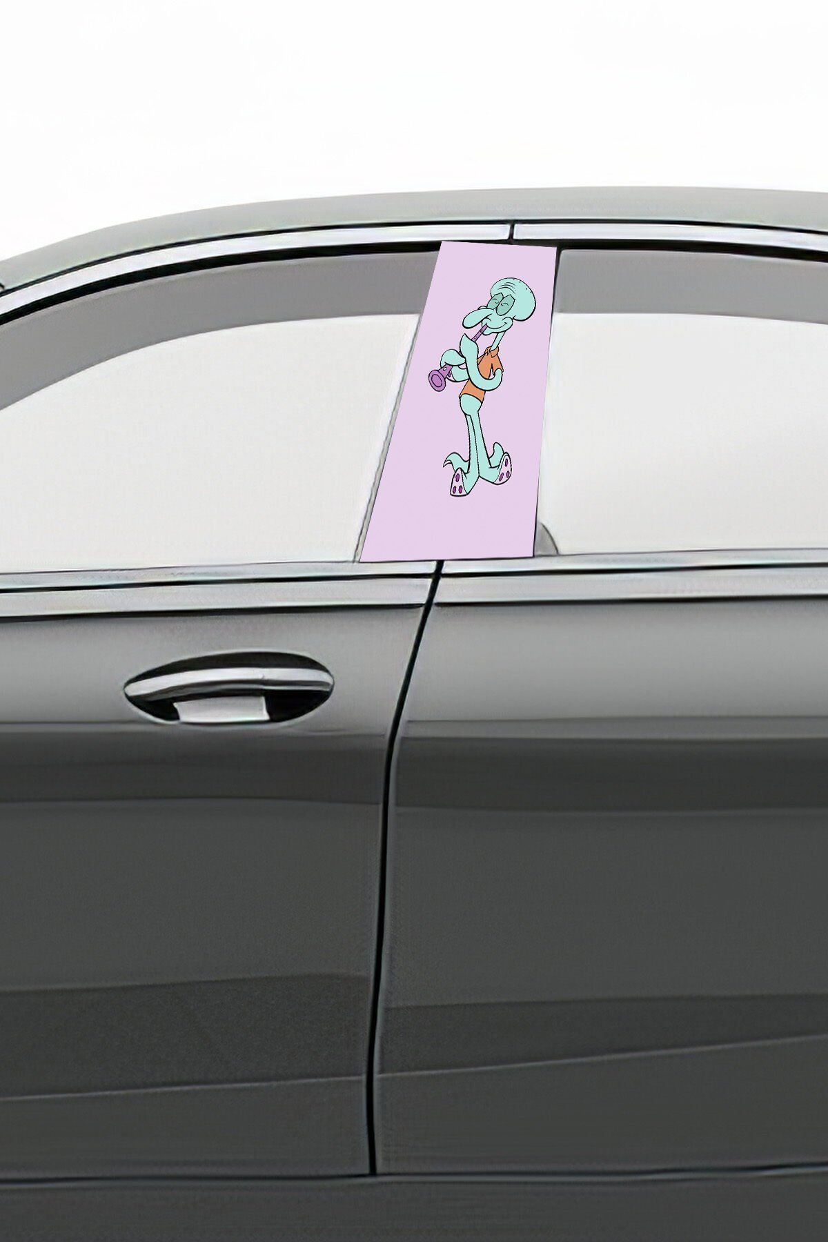 Araç Kapı Direk Kaplama Folyosu Desenli  Sağ Sol Takım 2 Adet  22x50 Cm